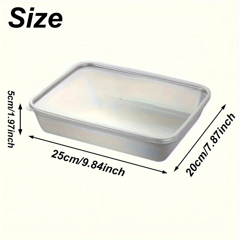 3-Piece Stainless Steel Leakproof Food Storage Container Set