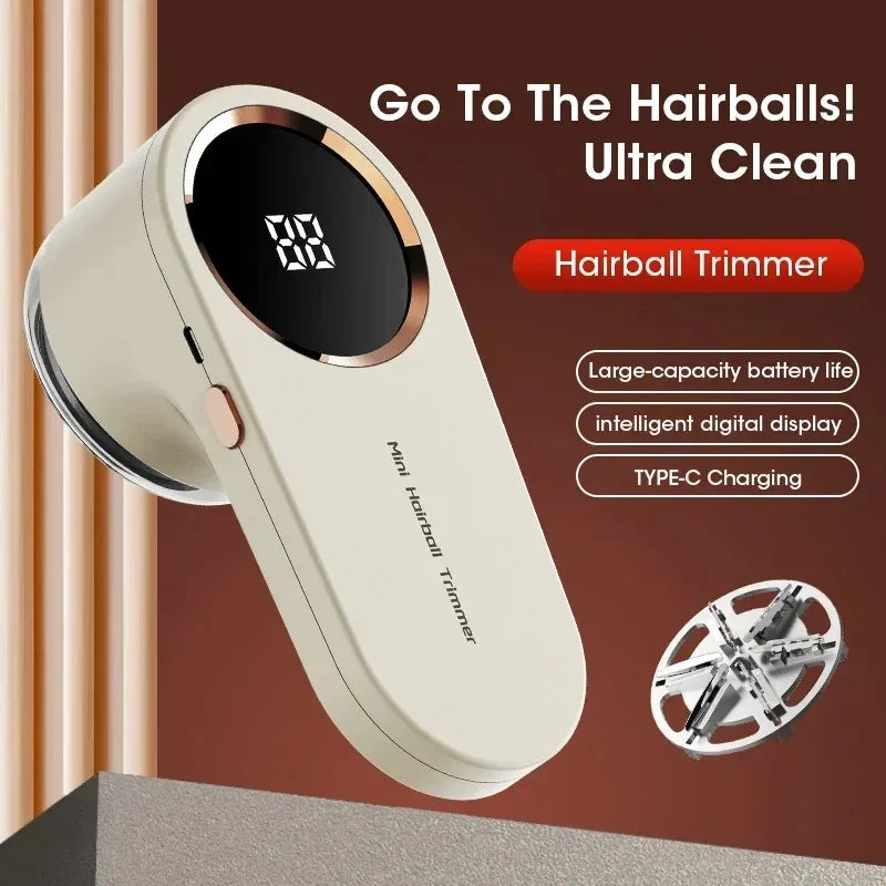 Lint Remover for Clothing LED Digital Electric Pellet Fluff Remover USB | Hrs Haven