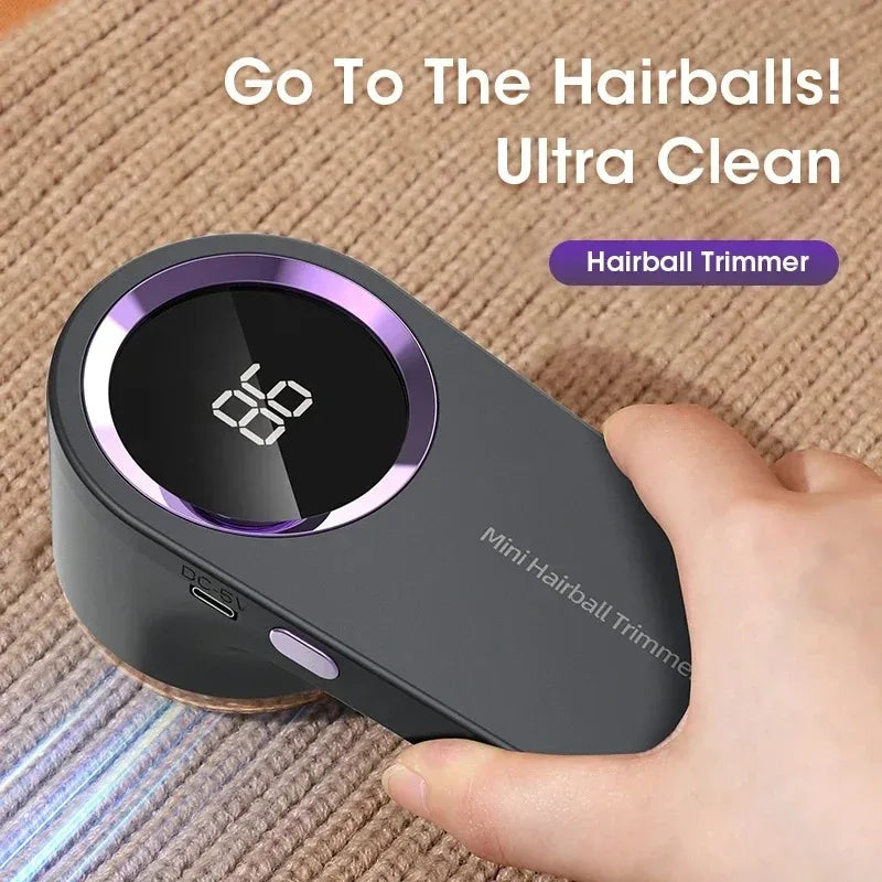 Lint Remover for Clothing LED Digital Electric Pellet Fluff Remover USB | Hrs Haven