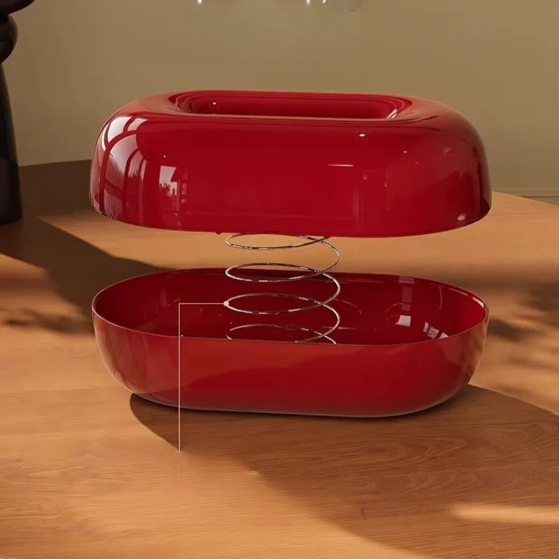 Creative Oval Pull-Out Tissue Box for Home Living Room Decorative Countertop Tissue Box Dining Table Tissue Box Room Decoration